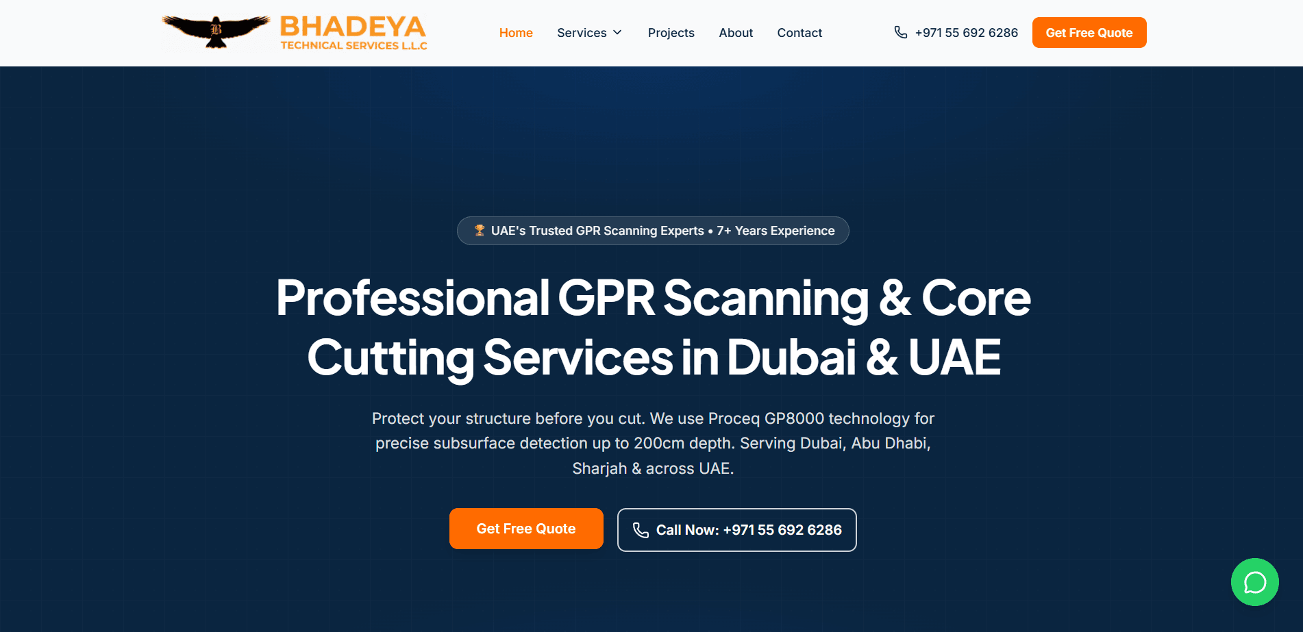 Bhadeya website screenshot